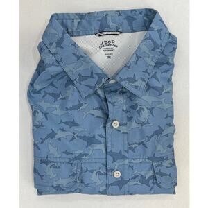 IZOD Saltwater Men's 2XL Button-Down Fishing Shirt